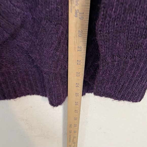 Stitchfix RD Style Womens Small Plum Purple Sweater Tulip Hem Crew Neck NWOT - Picture 7 of 7